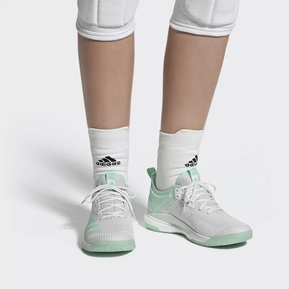 Adidas Crazyflight X 2.0 Parley Tenis De Voleibol Blancos Para Mujer (MX-44001)